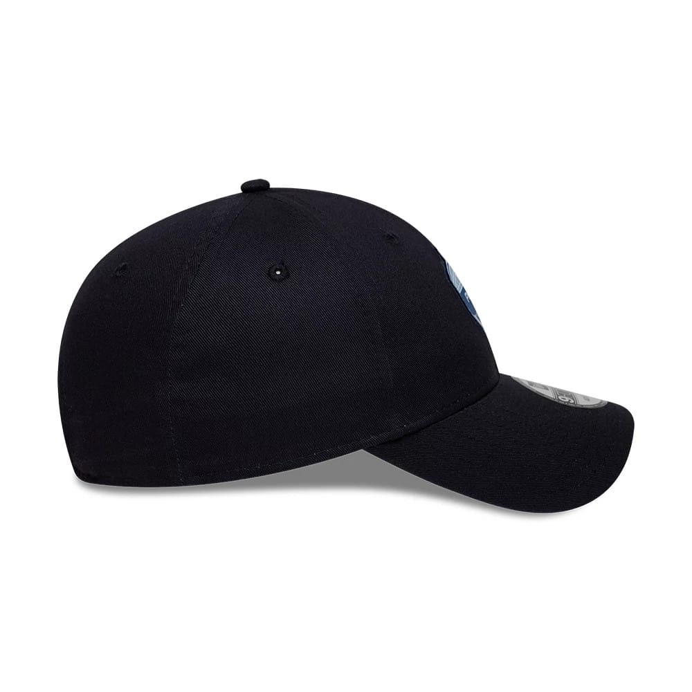 Pictured is this NFL International Games 2026 Paris 9FORTY cap in navy. 4