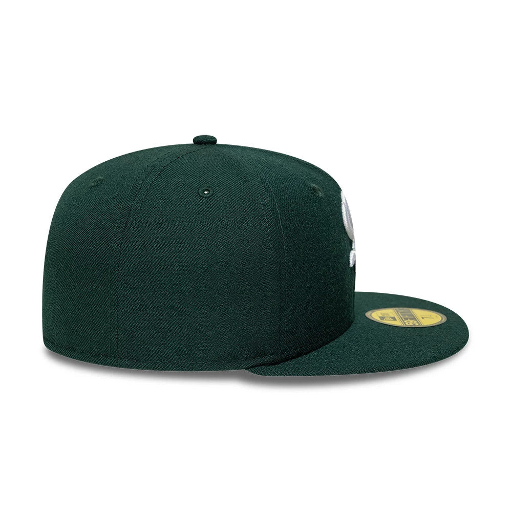 Pictured is this MLB Chicago White Sox Core 59FIFTY Fitted cap in dark green. 7