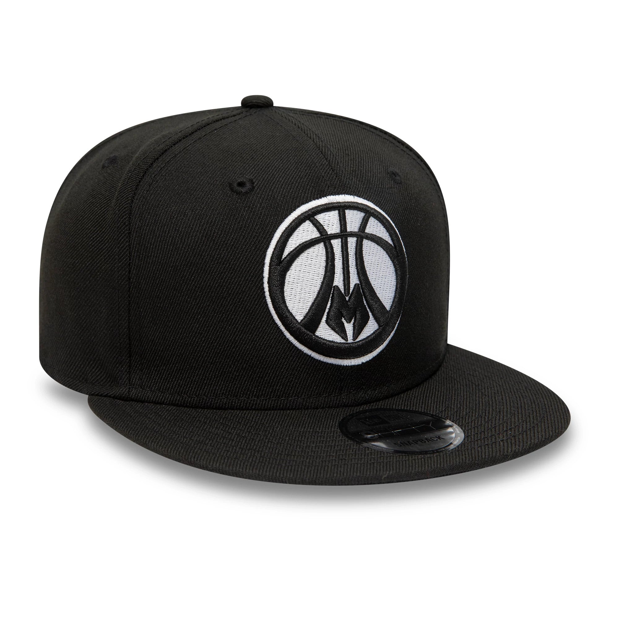 This is a Milwaukee Bucks NBA 9FIFTY Highlights Black 9FIFTY Snapback Adjustable Cap 3