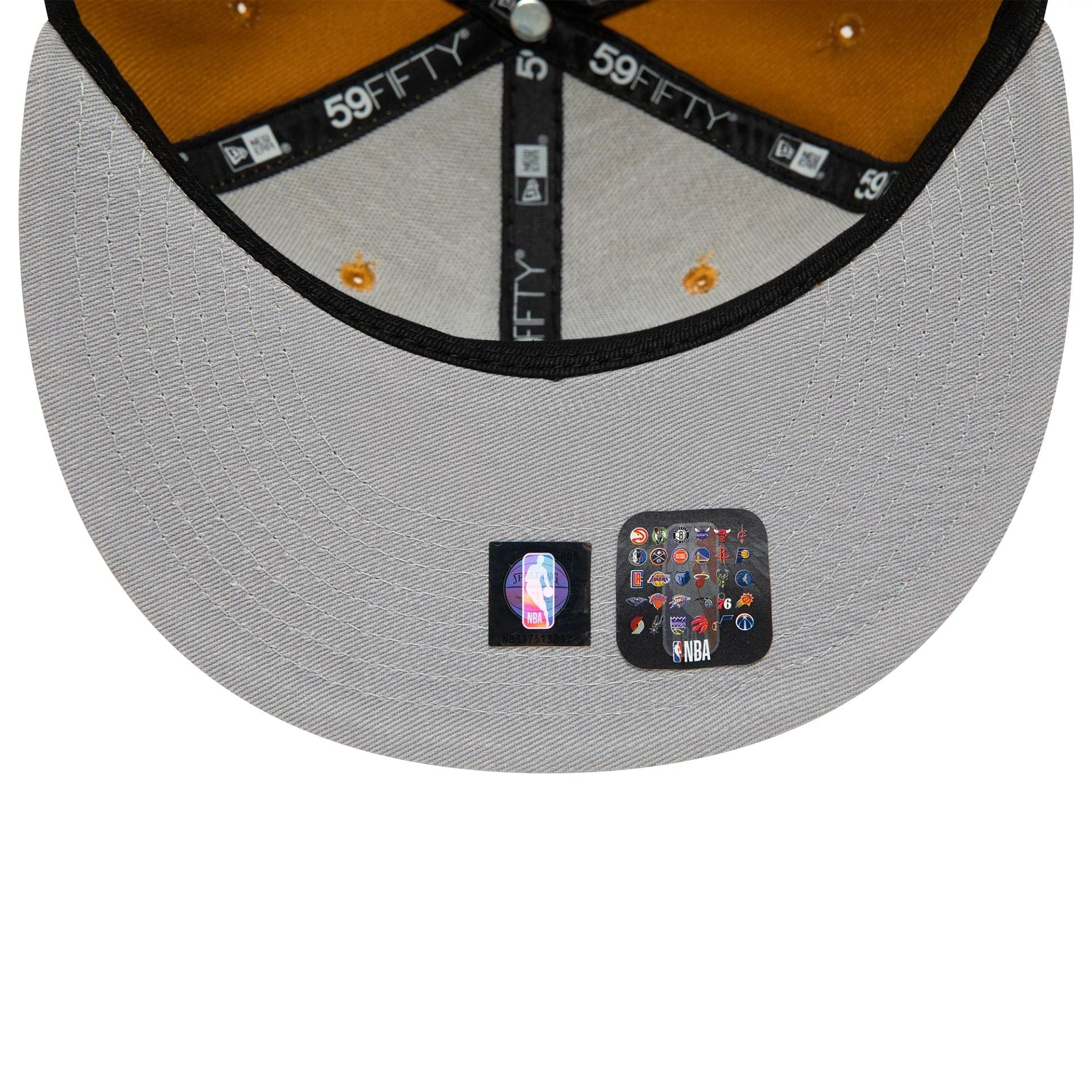 This is a Boston Celtics NBA Camel Beige 59FIFTY Fitted Cap 2