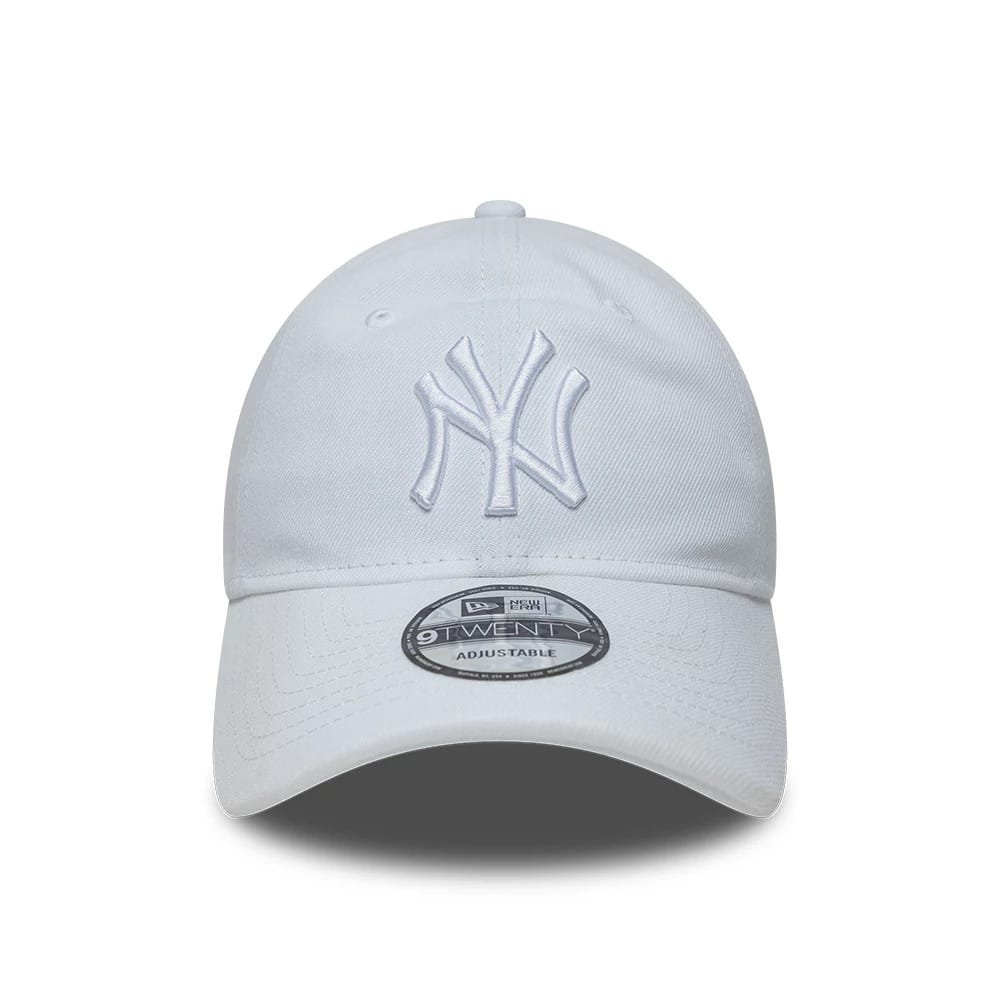Pictured is this MLB New York Yankees 9TWENTY Adjustable cap in white. 2