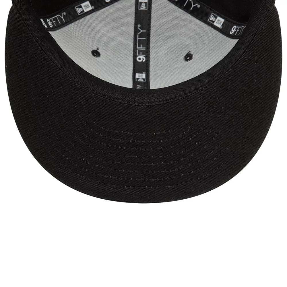 This is a New Era Essential Black 9FIFTY Snapback Cap 7