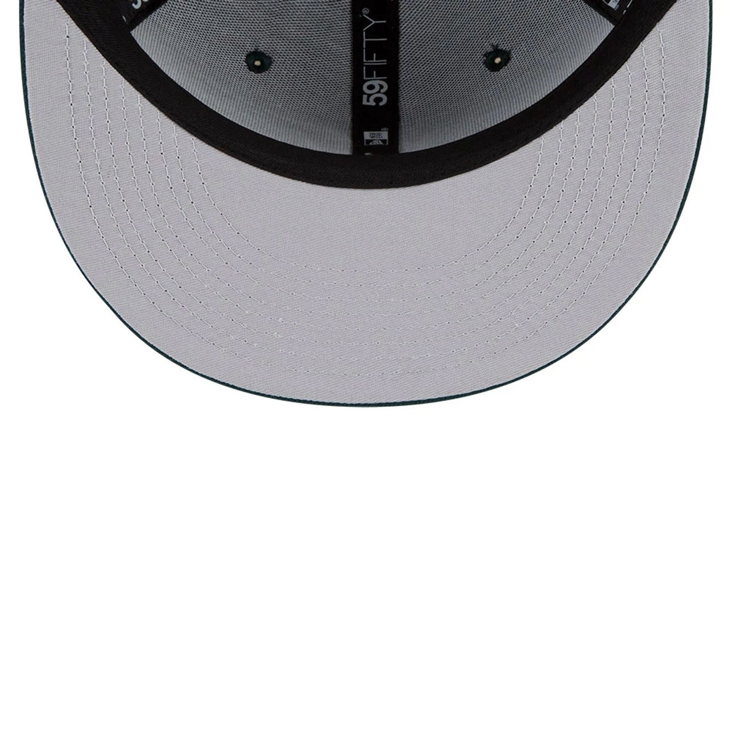 Pictured is this MLB Atlanta Braves 59FIFTY Fitted cap in dark green. 7