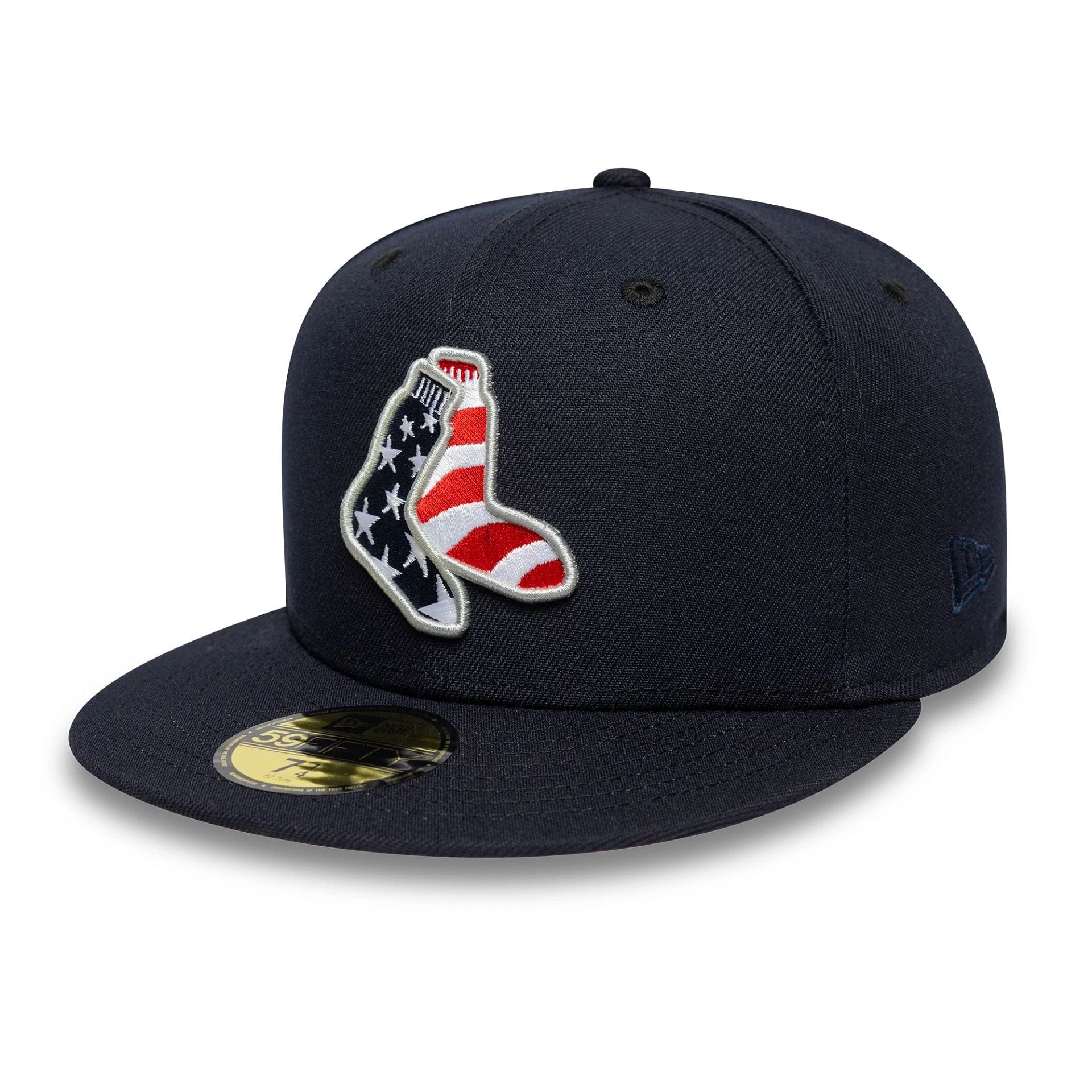 This is a Boston Red Sox Cooperstown Navy 59FIFTY Fitted Cap 1