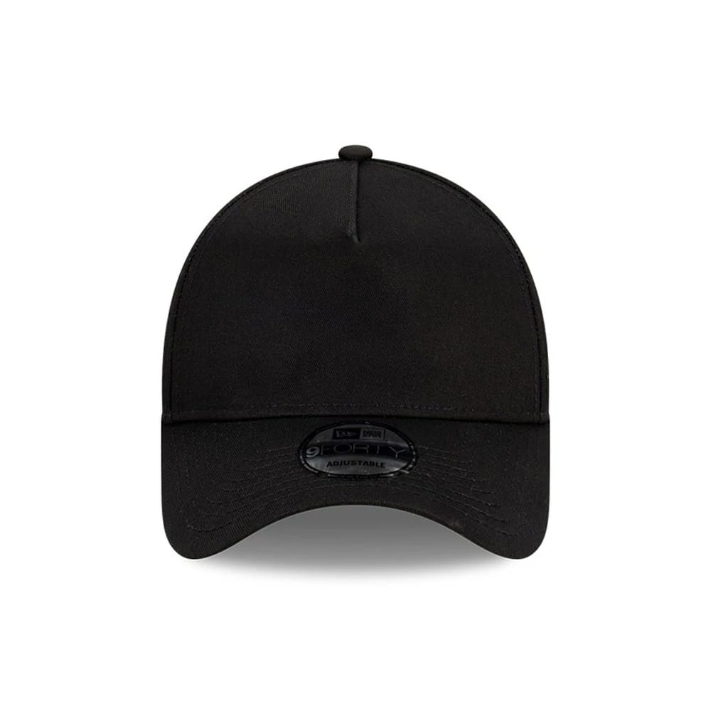 This is a New Era Black A- Frame 9FORTY Adjustable Cap 2