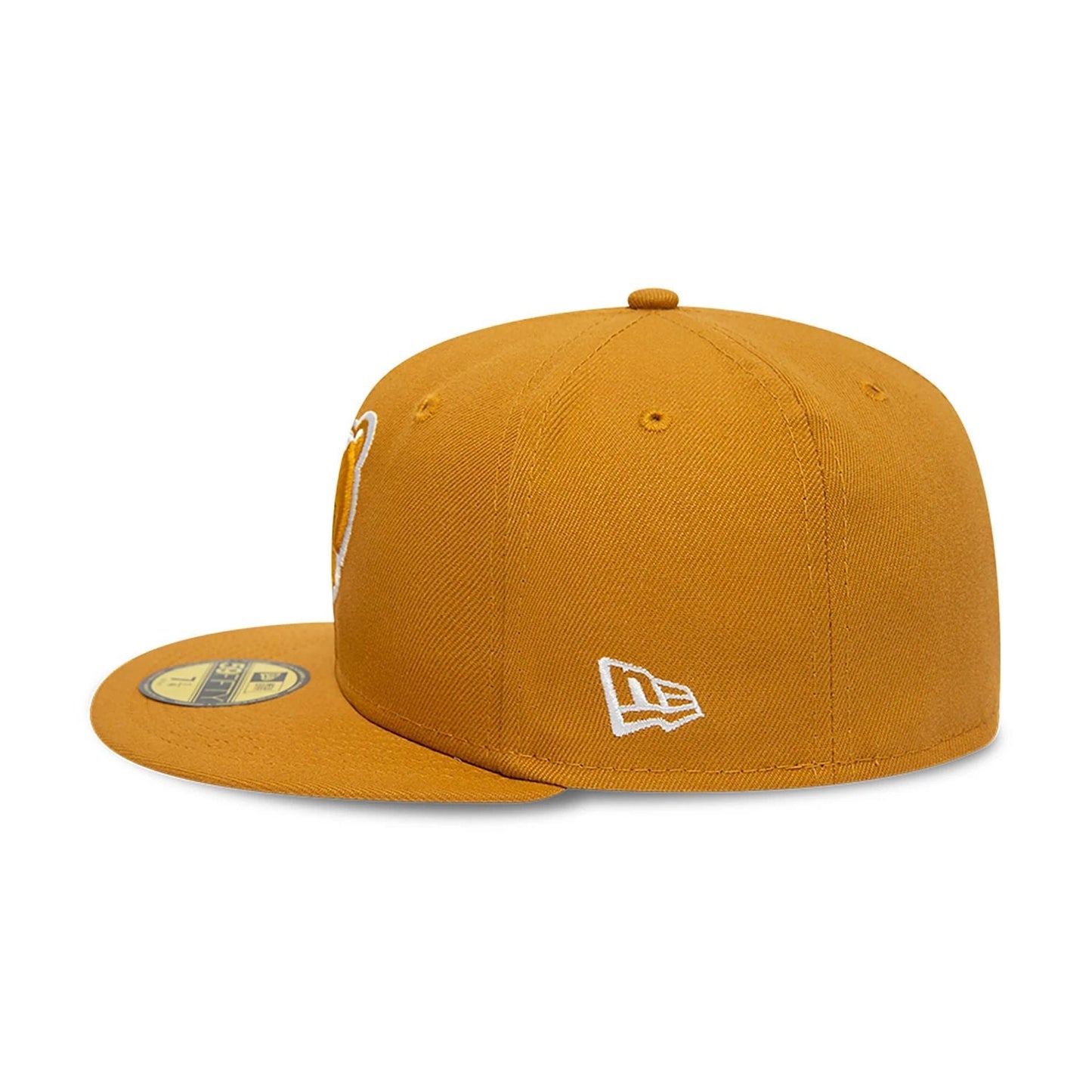 This is a Memphis Grizzlies NBA Camel Beige 59FIFTY Fitted Cap 7