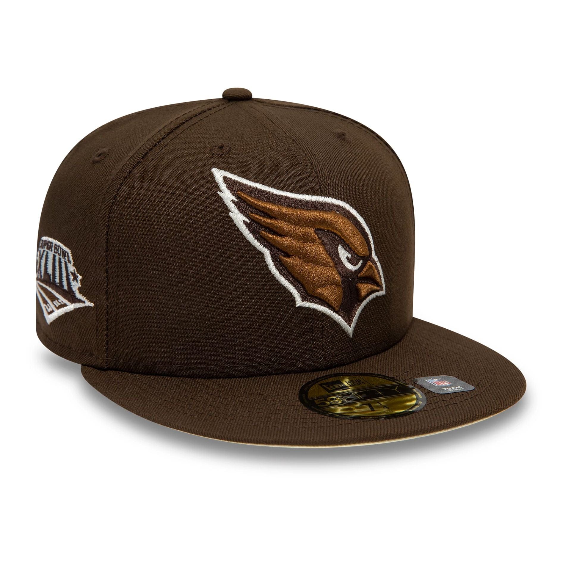 This is a Arizona Cardinals NFL Dark Brown 59FIFTY Fitted Cap 1