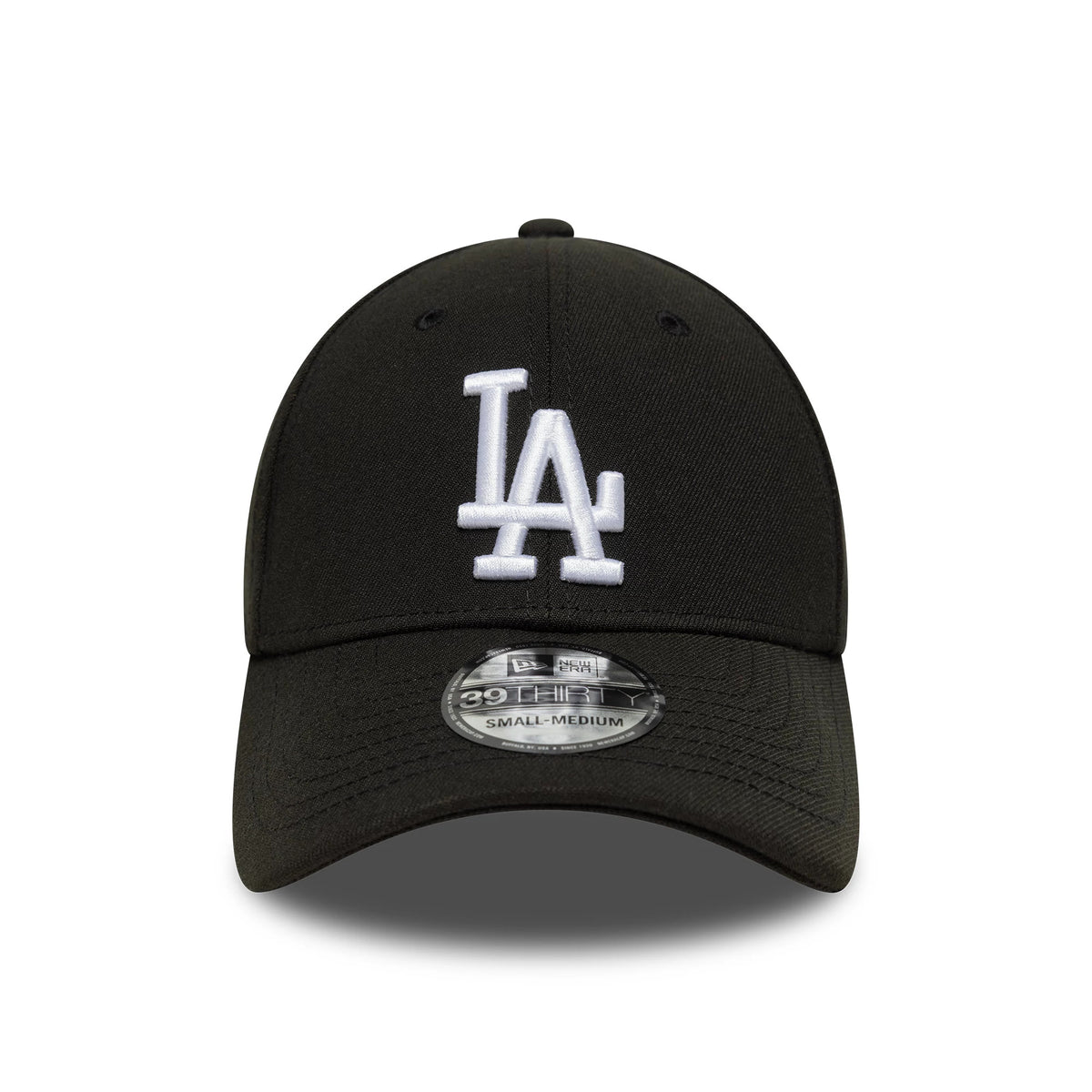 This is a LA Dodgers MLB Black 39THIRTY Stretch Fit Cap 2