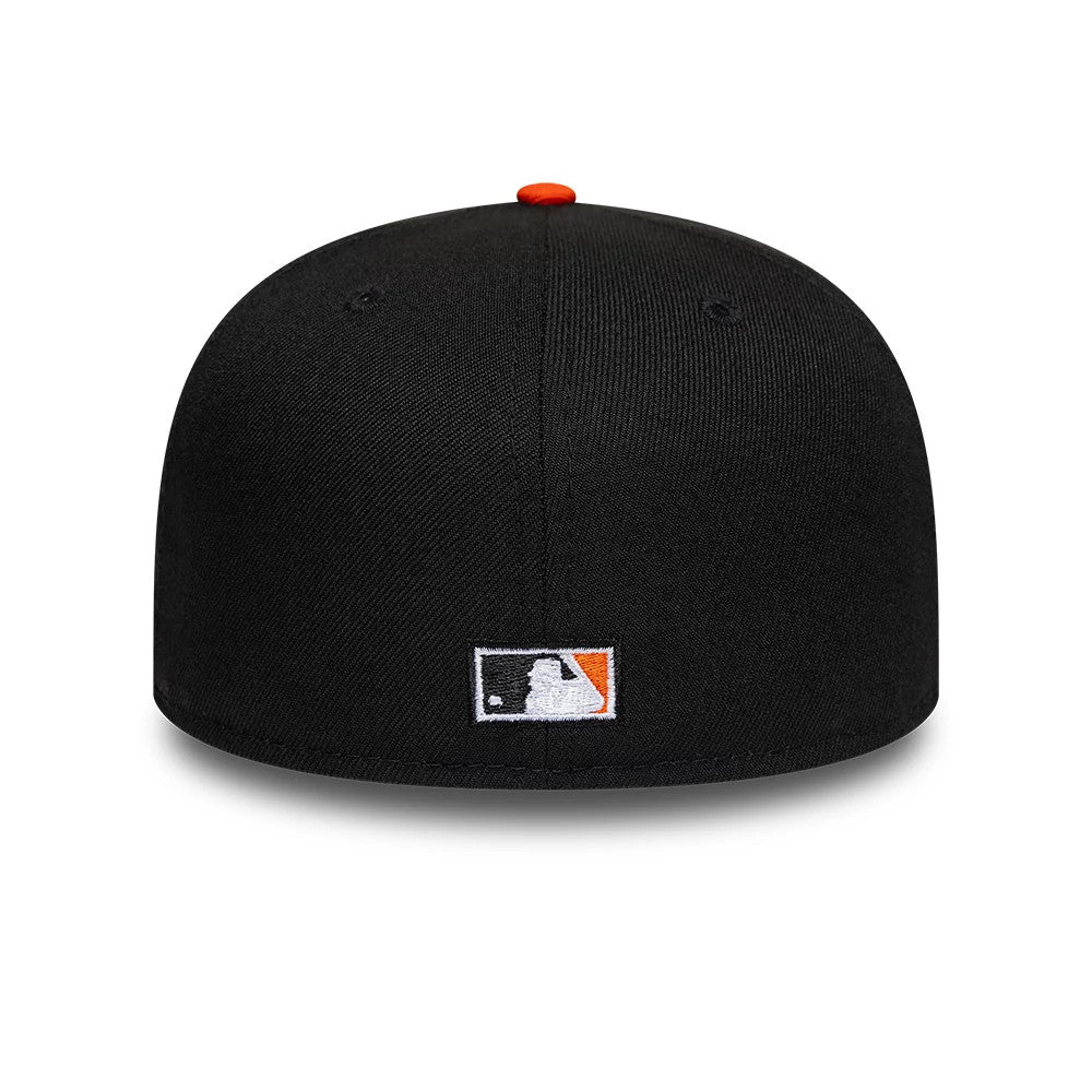 Pictured is this MLB Cooperstown San Francisco Giants 59FIFTY Fitted cap in black. 7