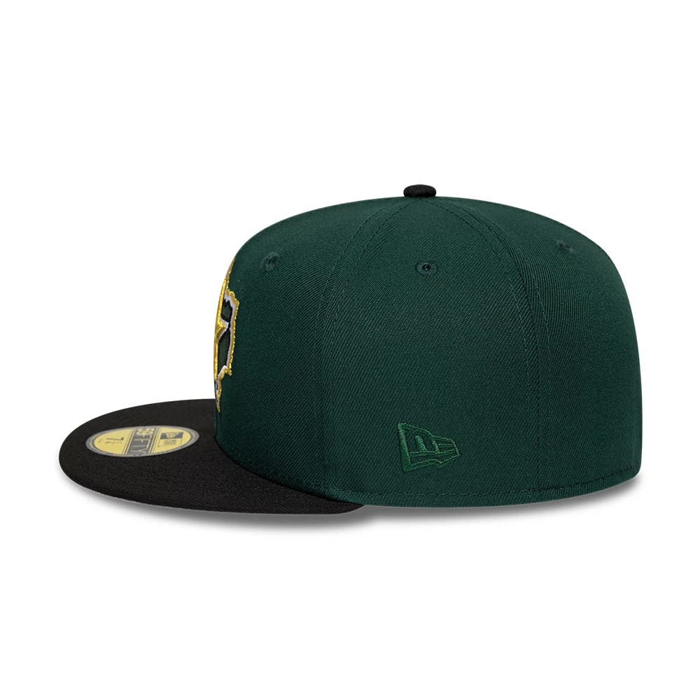 Pictured is this MLB Cooperstown Houston Astros 59FIFTY Fitted cap in green & black. 7