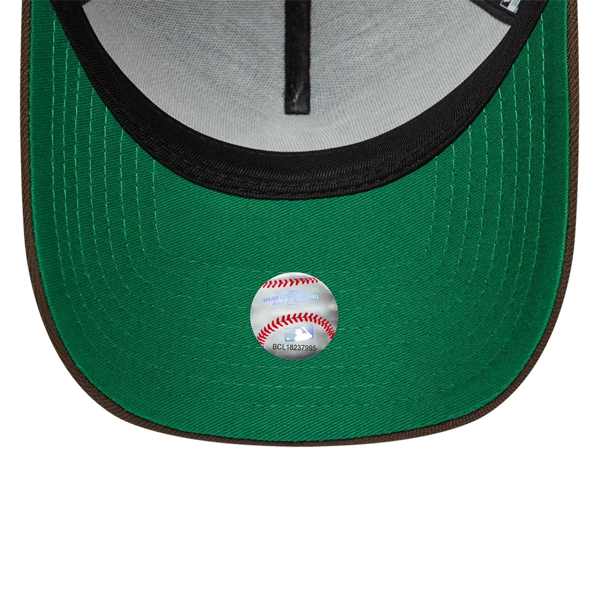 Pictured is this MLB Cooperstown LA Dodgers 9FORTY A-Frame cap in black. 2