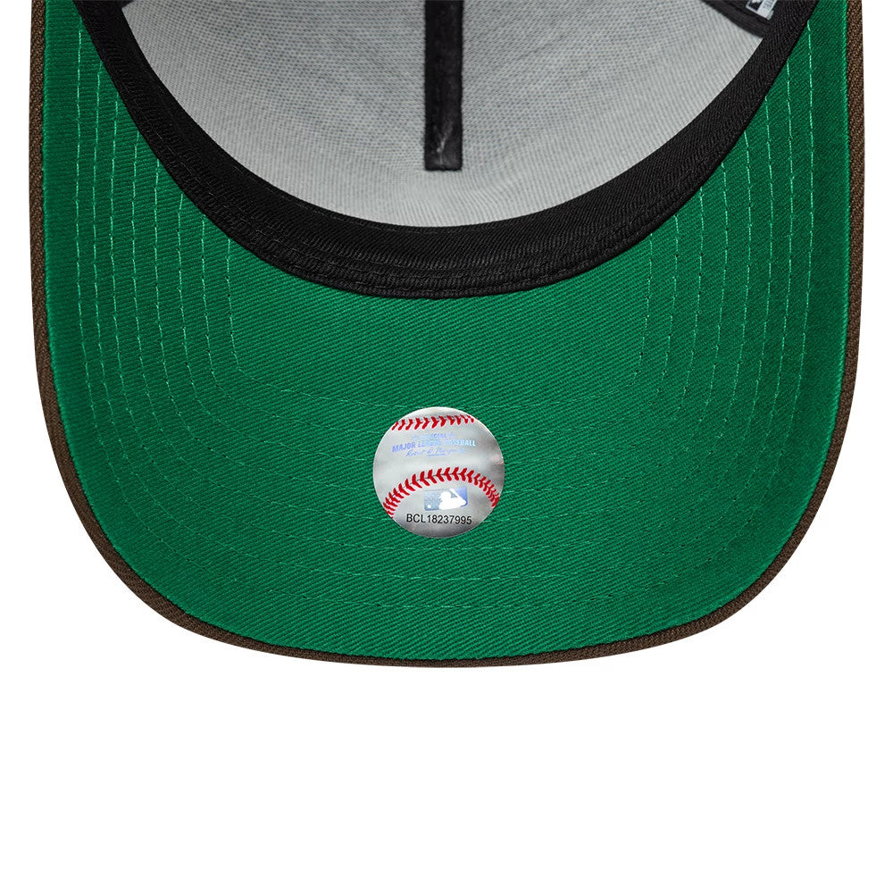 Pictured is this MLB Cooperstown LA Dodgers 9FORTY A-Frame cap in black. 2