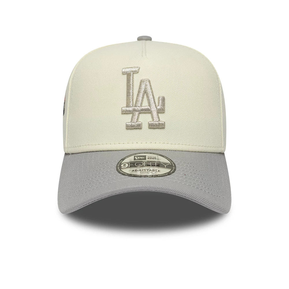 Pictured is this MLB Cooperstown LA Dodgers 9FORTY A-Frame cap in white. 2