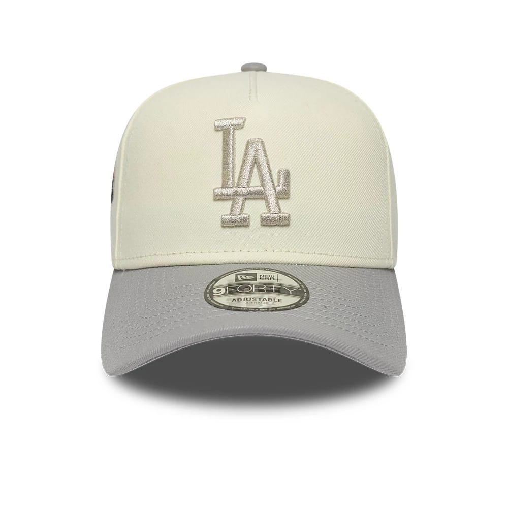 Pictured is this MLB Cooperstown LA Dodgers 9FORTY A-Frame cap in white. 2