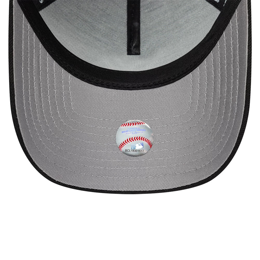 Pictured is this MLB Cooperstown New York Yankees 9FORTY A-Frame cap in black. 2