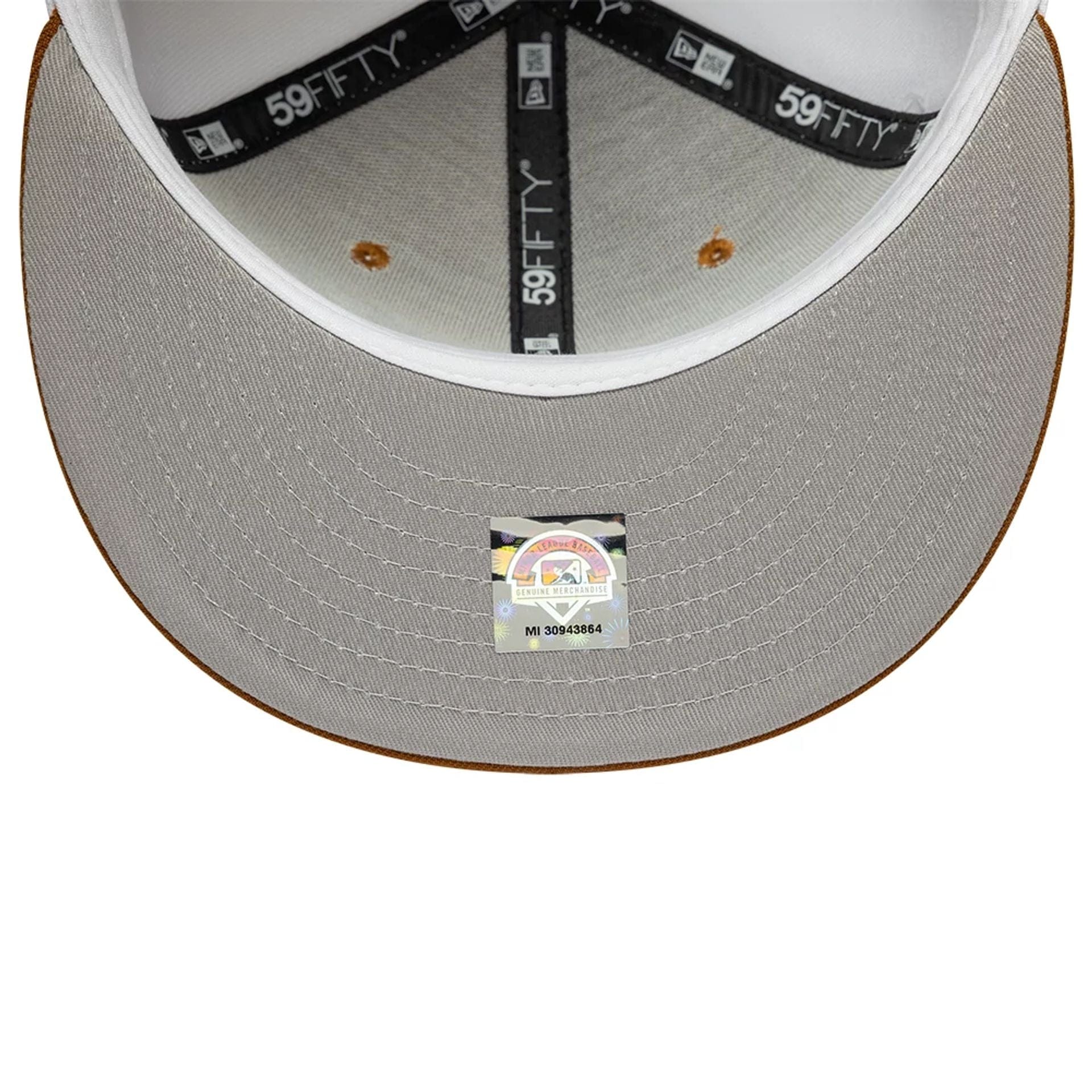 Pictured is this MiLB Pinwheel Lake Elsinore Storm 59FIFTY Fitted cap in Cream. 2