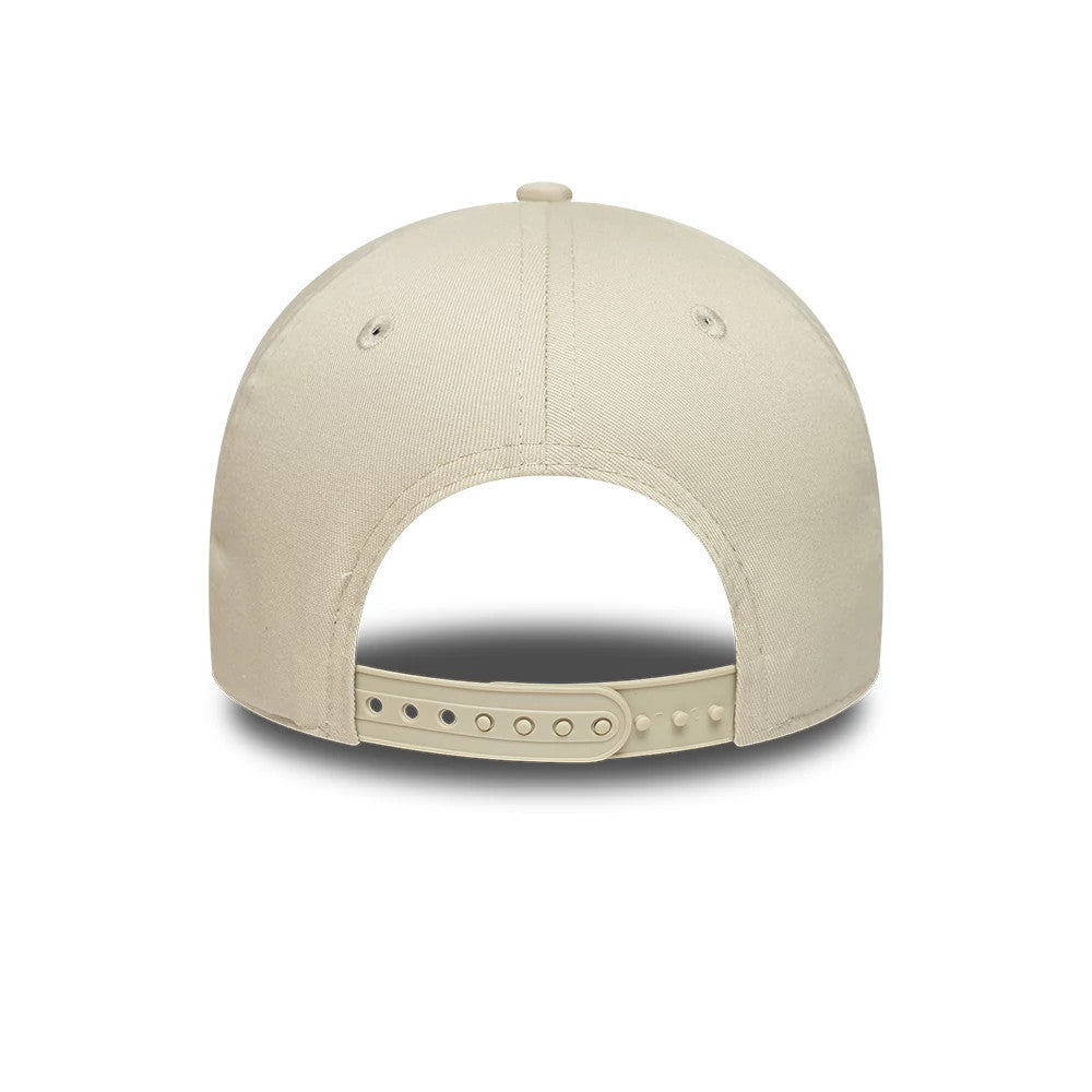 This is a New Era Beige 9FORTY A-Frame Adjustable Cap 7