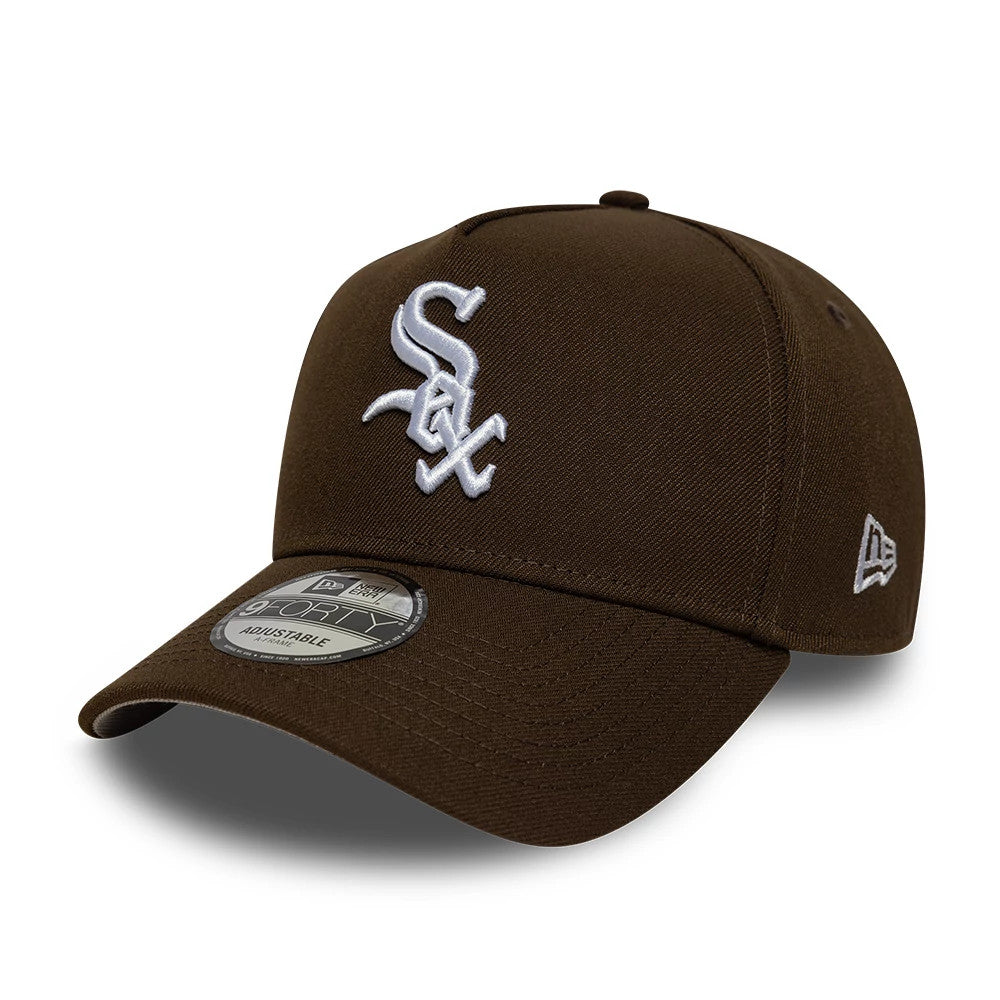 This is a Chicago White Sox MLB Dark Brown 9FORTY A-Frame Adjustable Cap 1