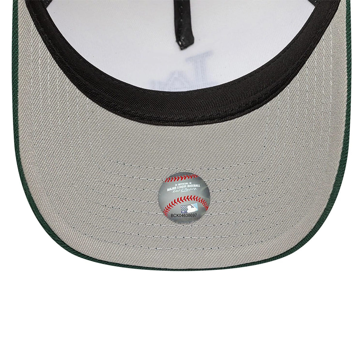 This is a LA Dodgers Chrome And Dark Green White 9FORTY A-Frame Adjustable Cap 2