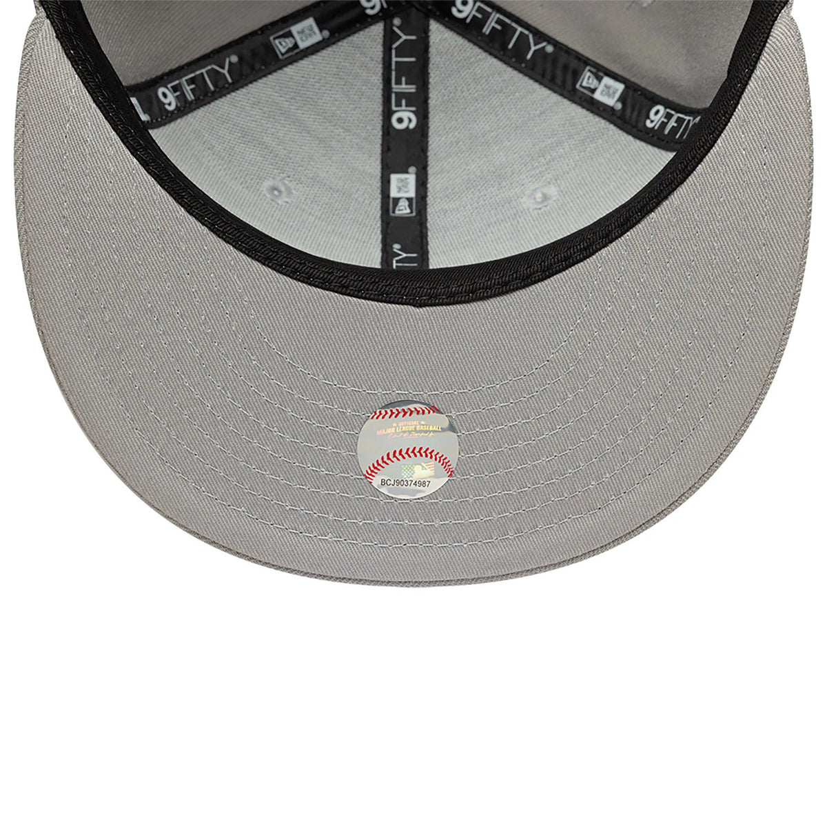 This is a LA Dodgers Grey 9FIFTY Snapback Cap 7