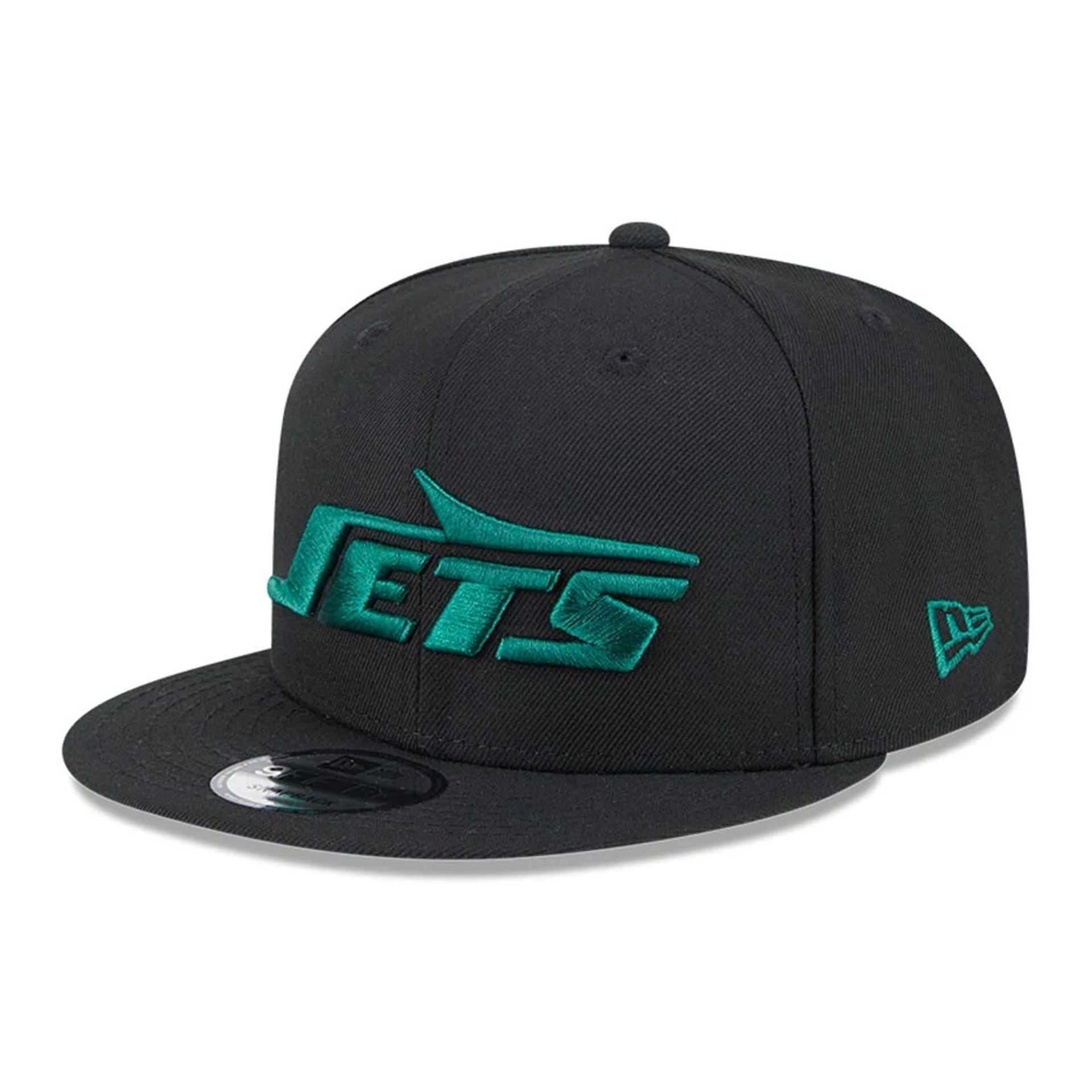 This is a New York Jets NFL Black 9FIFTY Snapback Adjustable Cap 1
