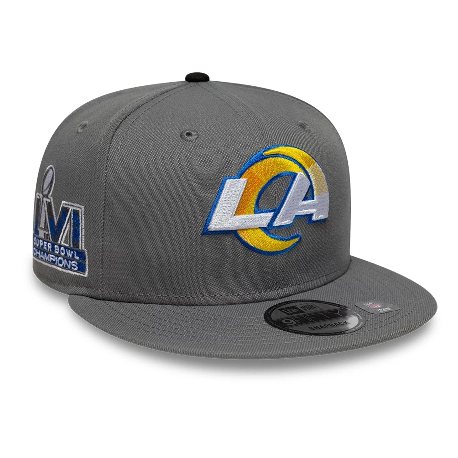 This is a LA Rams NFL Grey 9FIFTY Snapback Adjustable Cap 1
