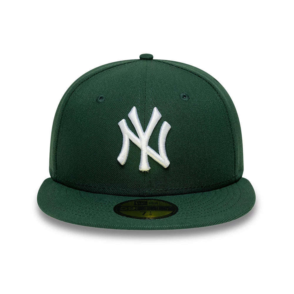 Pictured is this MLB New York Yankees Core 59FIFTY Fitted cap in dark green. 3