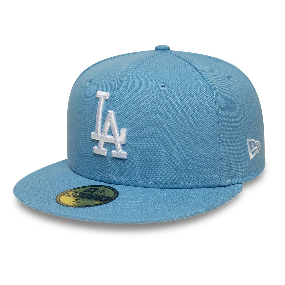 Pictured is this MLB LA Dodgers 59FIFTY Fitted cap in blue. 1