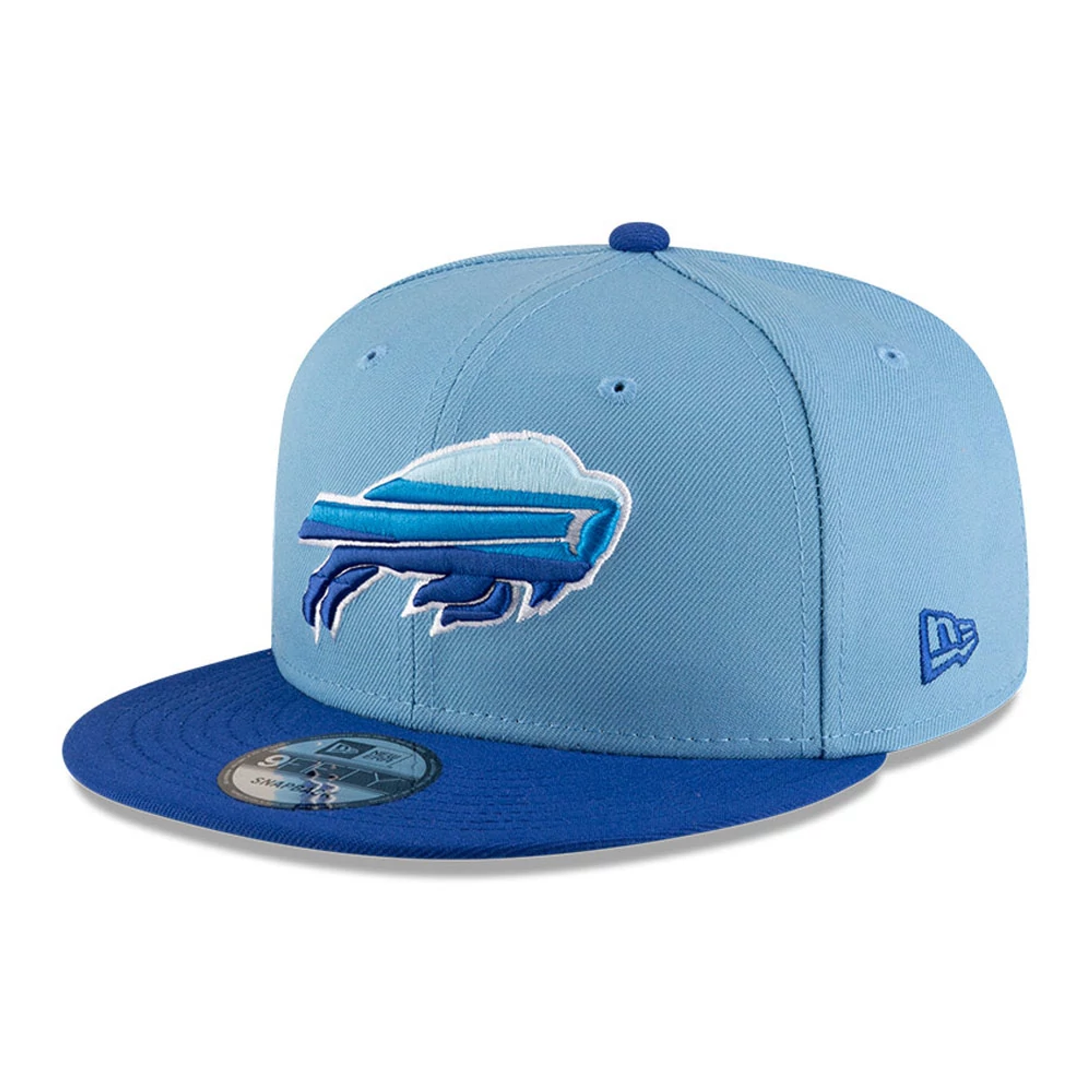 This is a Buffalo Bills NFL Pastel Blue 9FIFTY Snapback Adjustable Cap 1