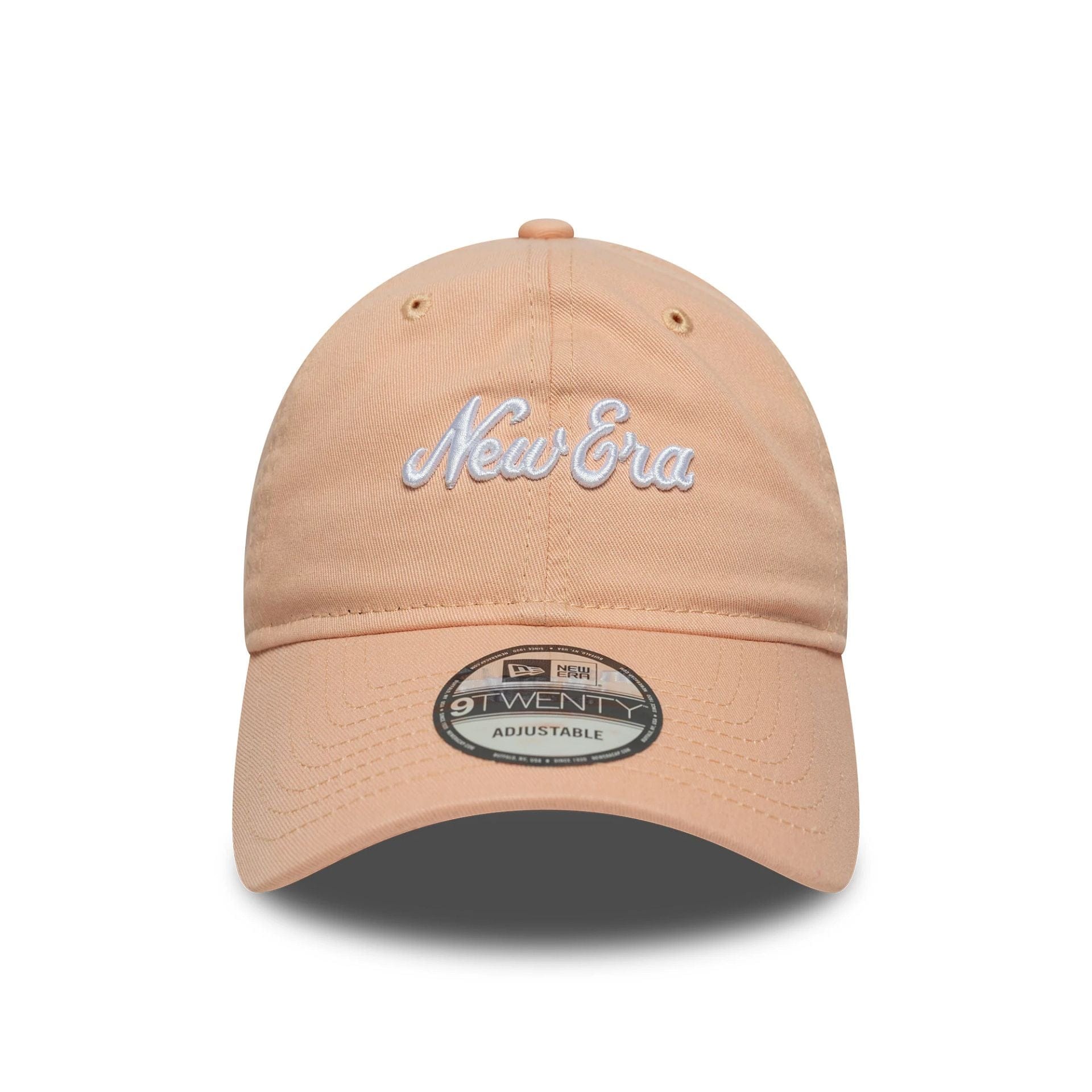 This is a New Era Heritage Script Pink 9TWENTY Adjustable Cap 2