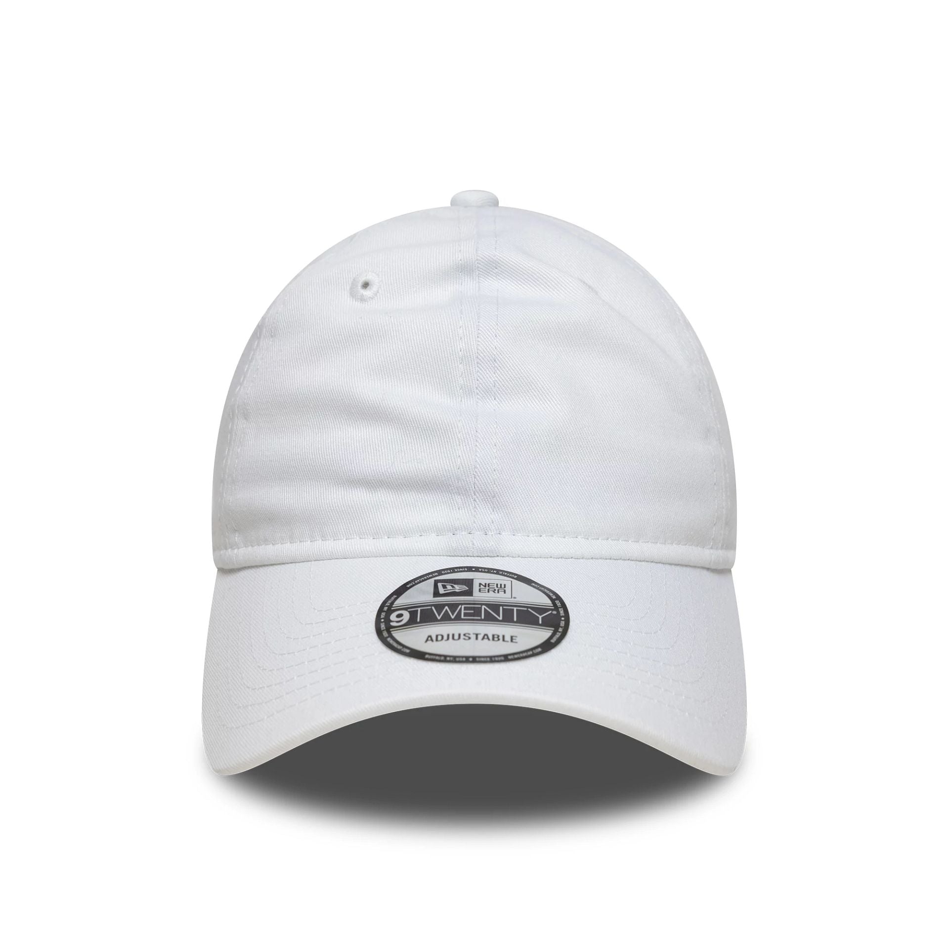 This is a New Era White 9TWENTY Adjustable Cap 2
