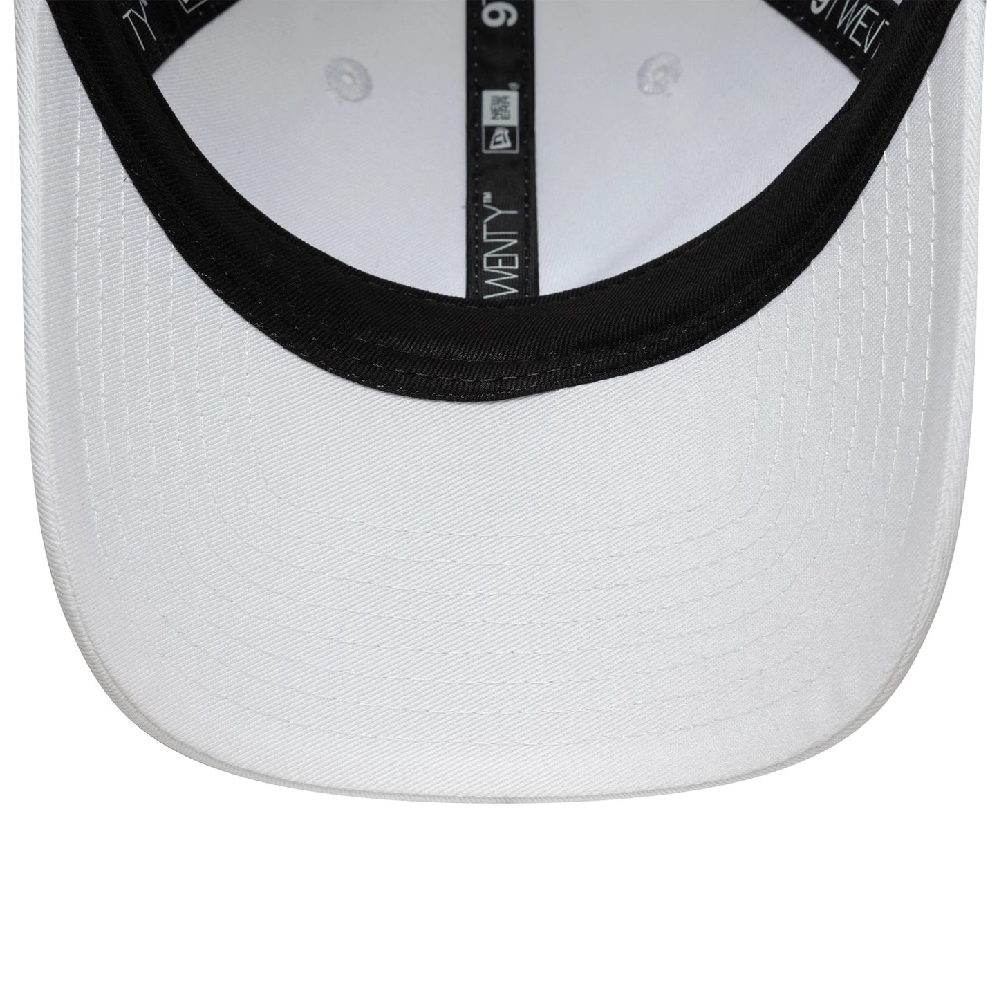 This is a New Era White 9TWENTY Adjustable Cap 7