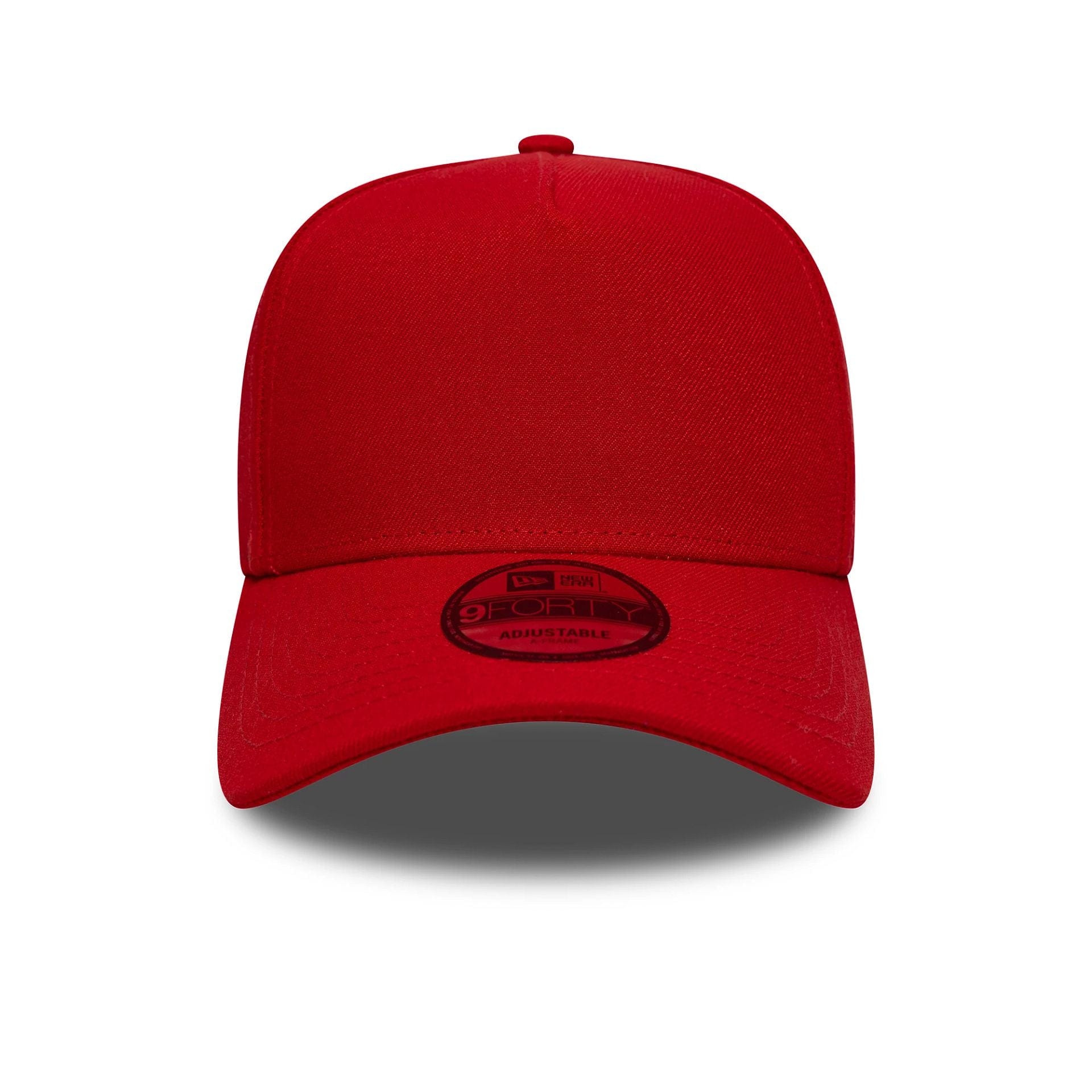 This is a New Era Red 9FORTY A-Frame Adjustable Cap 2