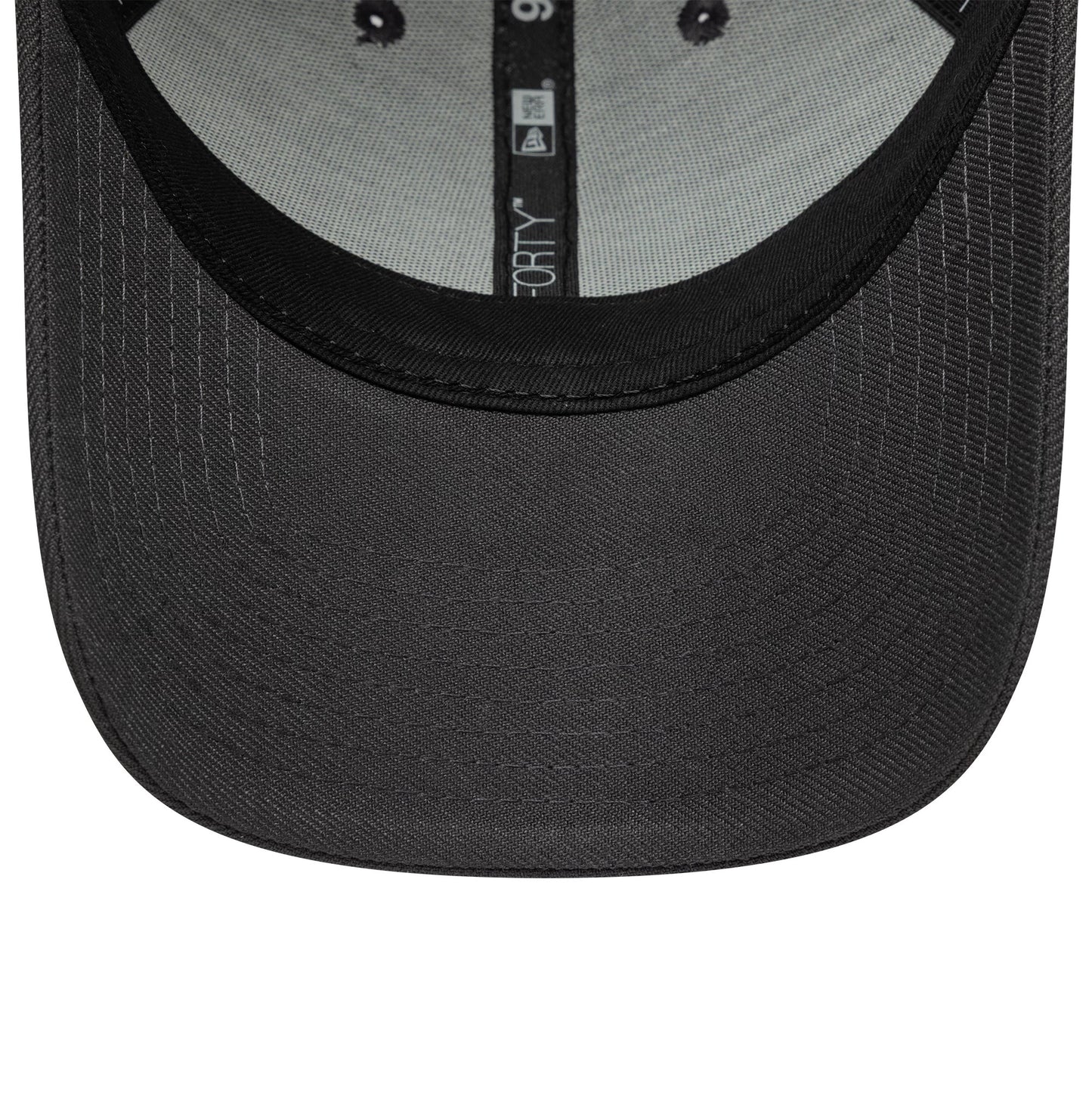 This is a New Era Grey 9FORTY Trucker Adjustable Cap 7