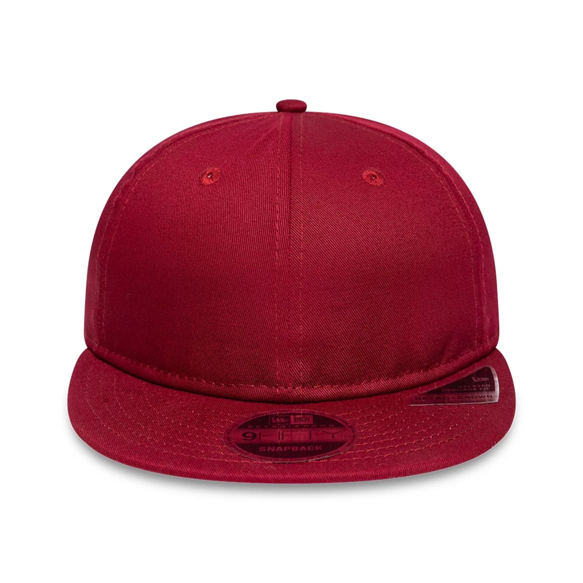 This is a New Era Red Retro Crown 9FIFTY Snapback Adjustable Cap 2