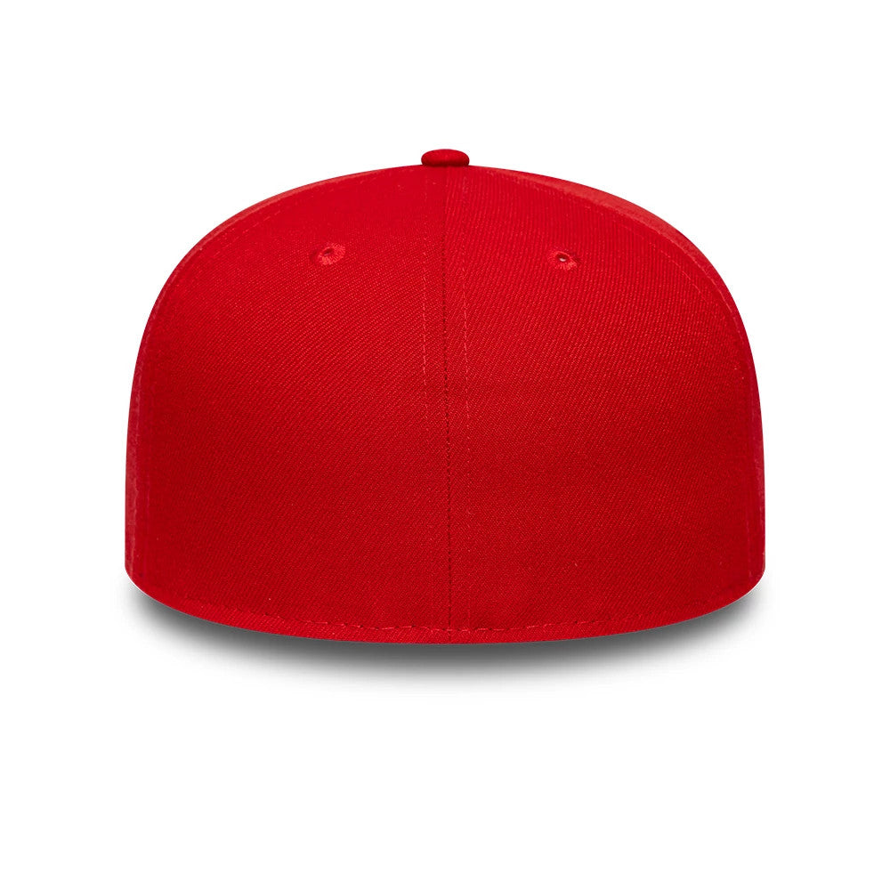 This is a New Era Red 59FIFTY Fitted Cap 7