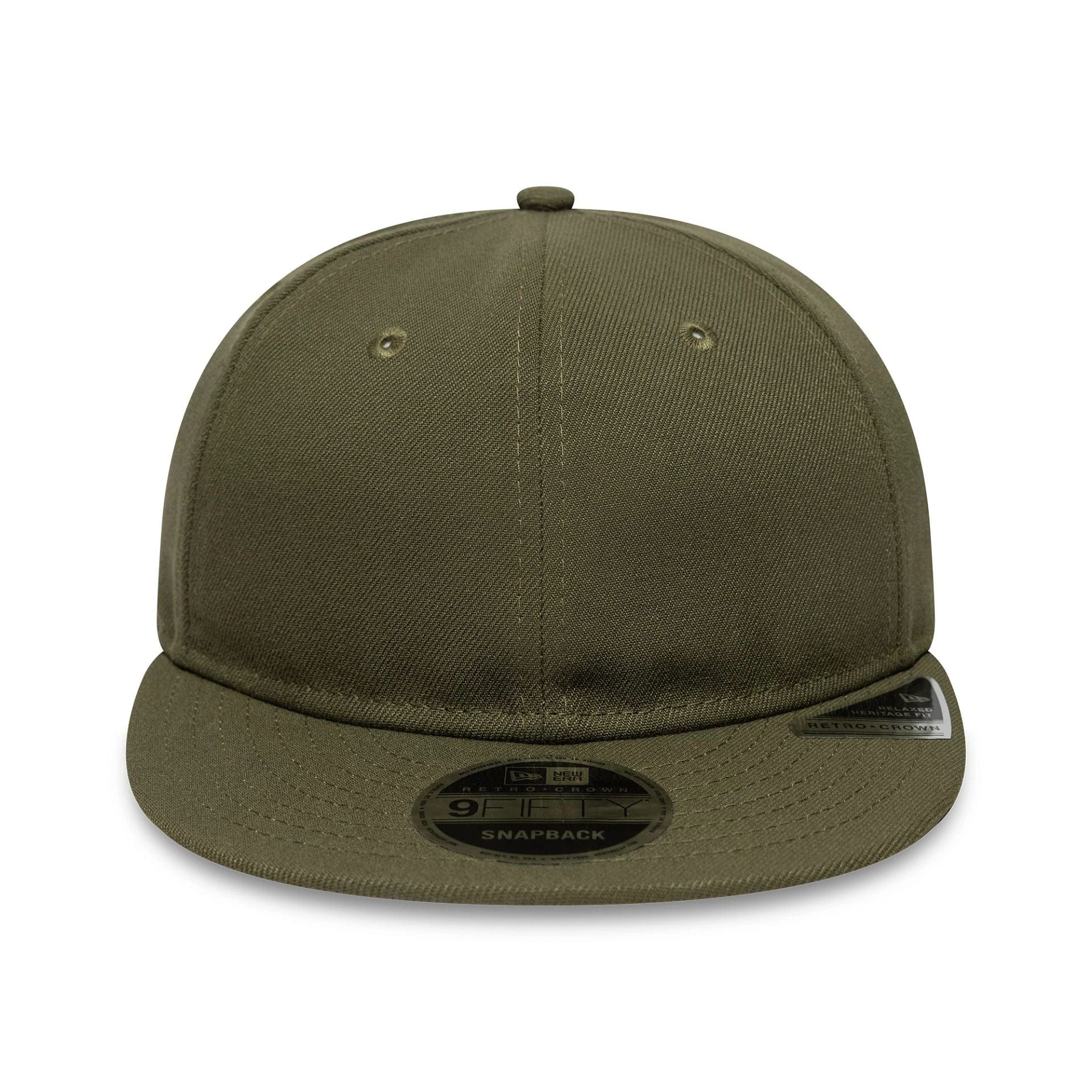 This is a New Era Green Retro Crown 9FIFTY Snapback Adjustable Cap 2