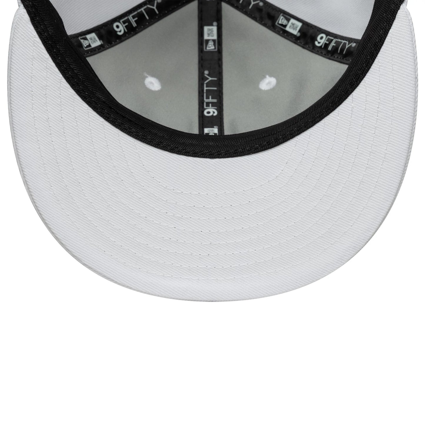 This is a New Era White Retro Crown 9FIFTY Snapback Adjustable Cap 7