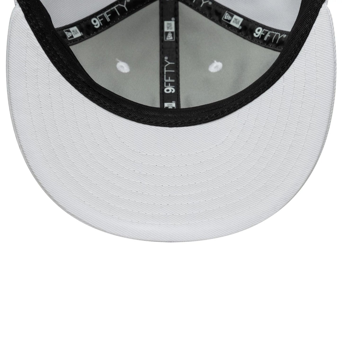 This is a New Era White Retro Crown 9FIFTY Snapback Adjustable Cap 7