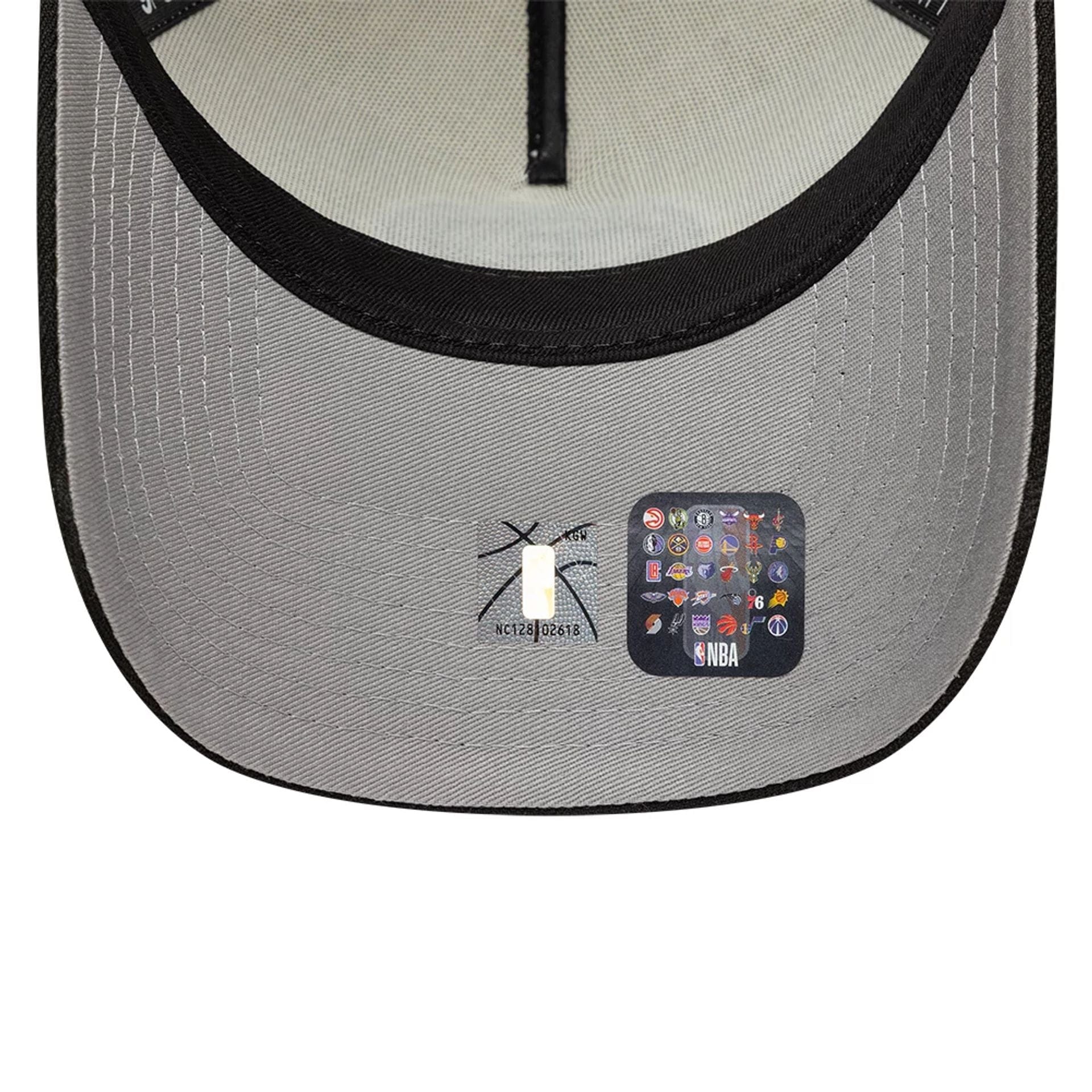 This is a Brooklyn Nets NBA Cream 9FORTY A-Frame Adjustable Cap 2