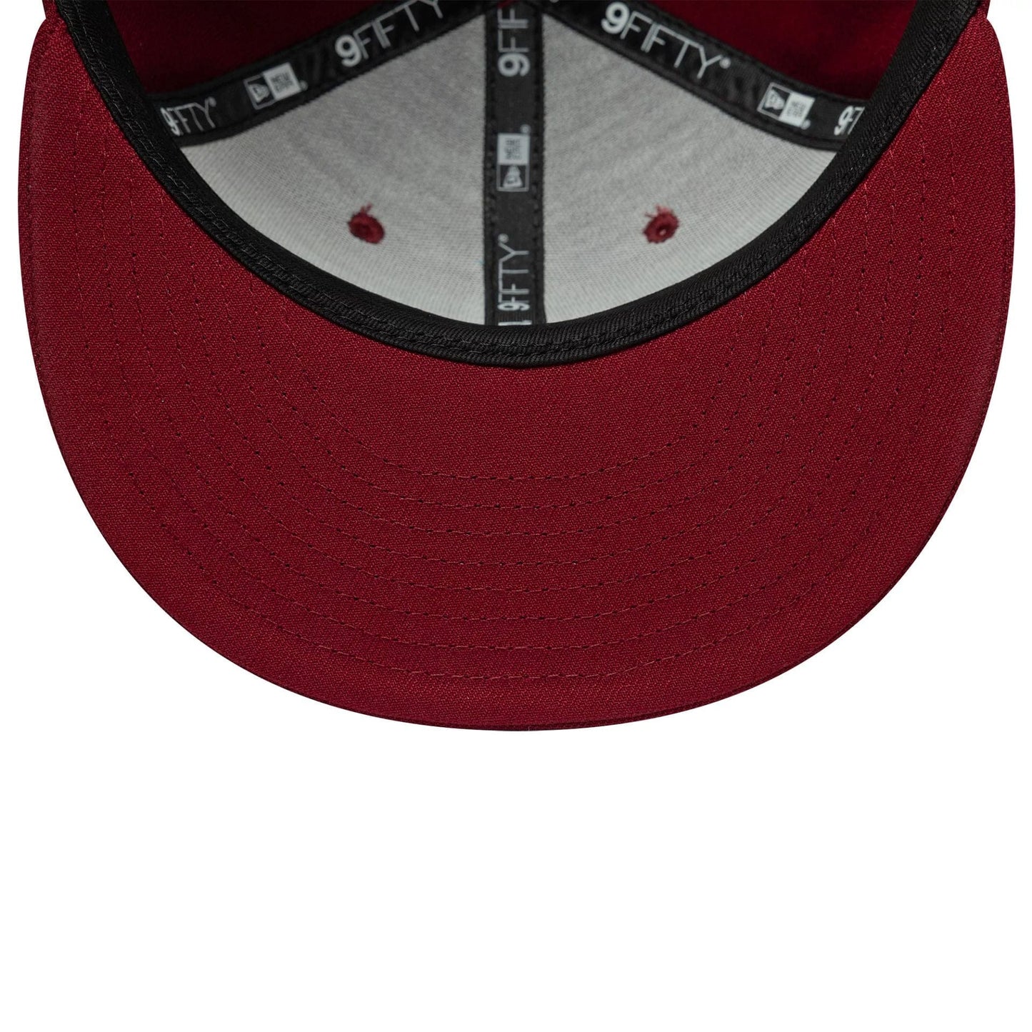 This is a New Era Dark Red 9FIFTY Snapback Adjustable Cap 7