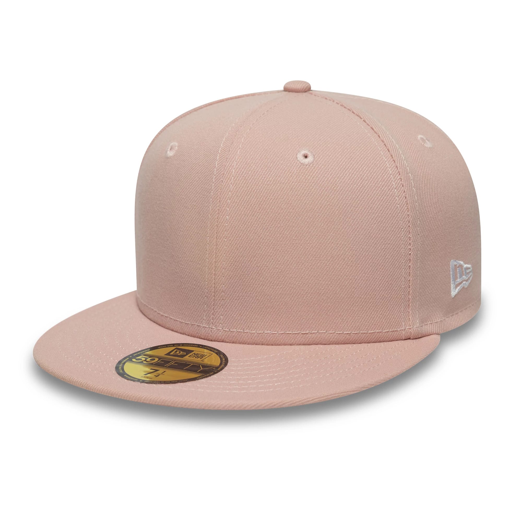 This is a New Era Blank Pink 59FIFTY Fitted Cap 1