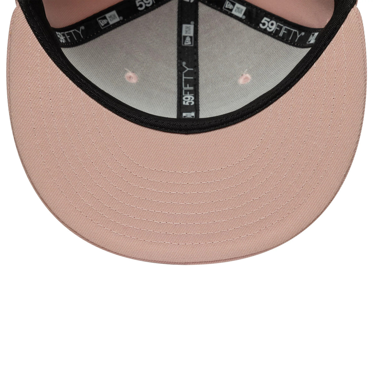 This is a New Era Blank Pink 59FIFTY Fitted Cap 7