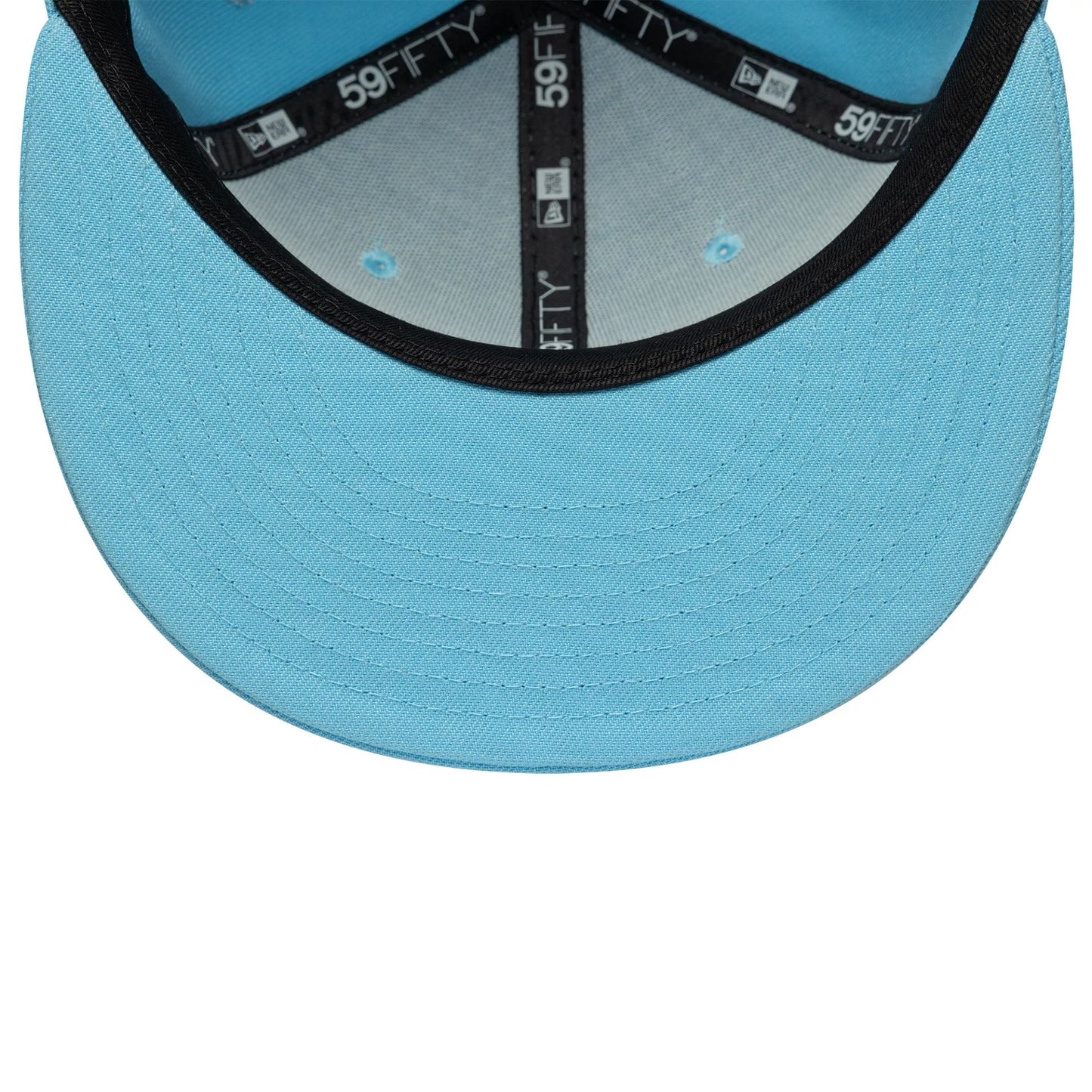 This is a New Era Pastel Blue 59FIFTY Fitted Cap 7