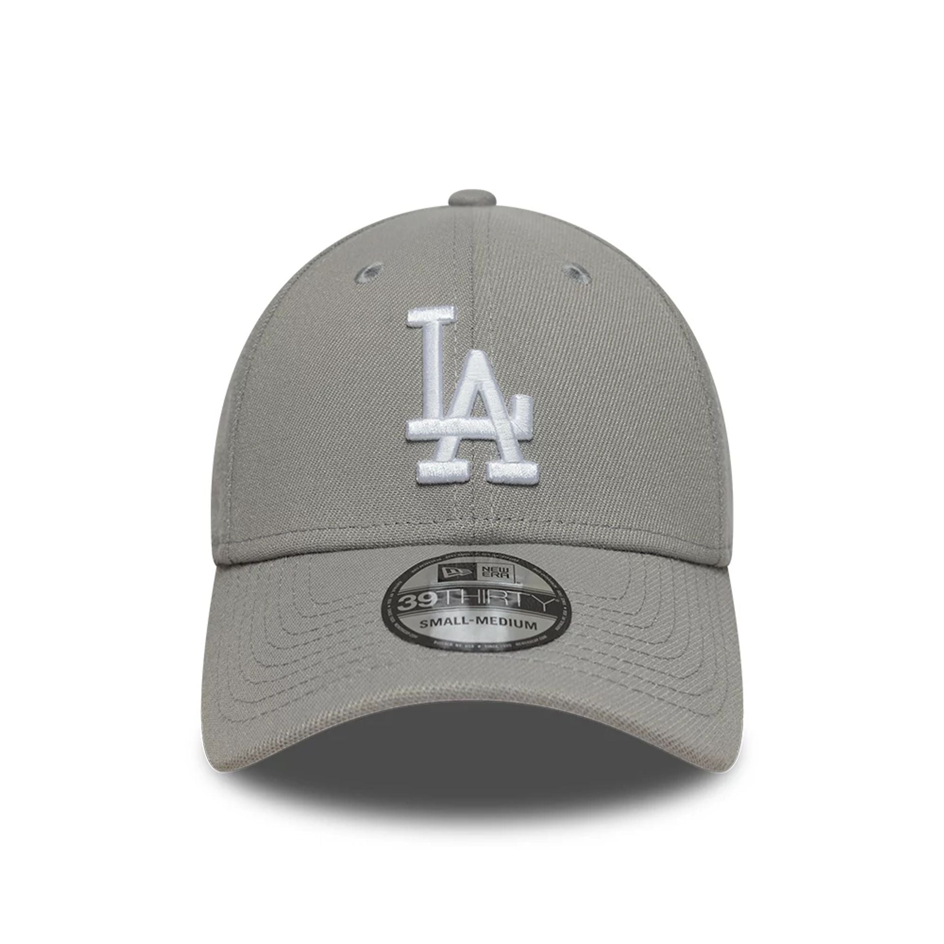 This is a LA Dodgers MLB Grey 39THIRTY Stretch Fit Cap 2