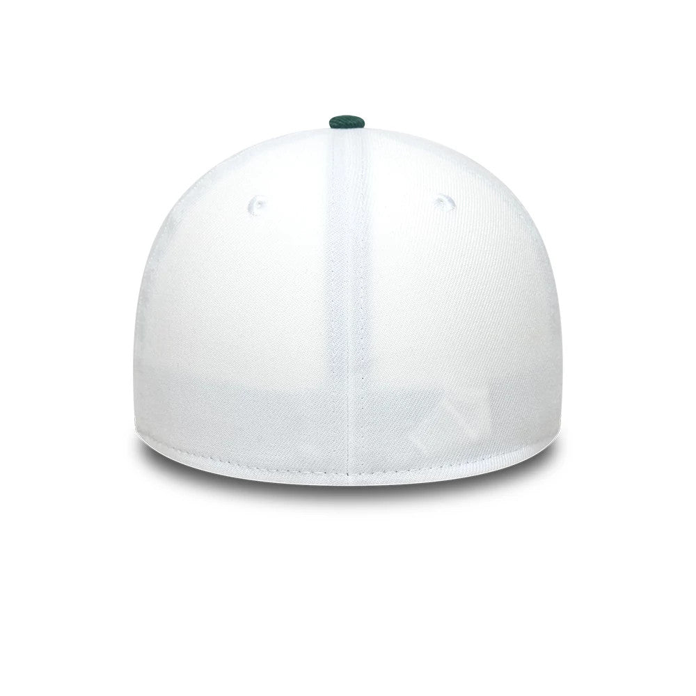 This is a LA Dodgers MLB White 39THIRTY Stretch Fit Cap 7