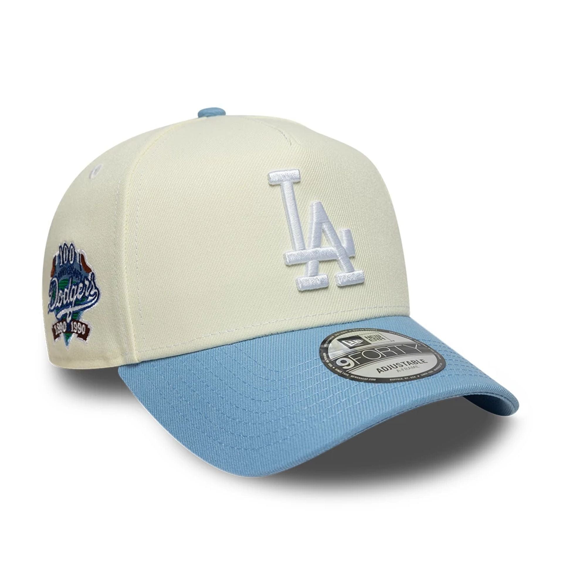 This is a LA Dodgers MLB Pastel Blue 9FORTY A-Frame Adjustable Cap 1