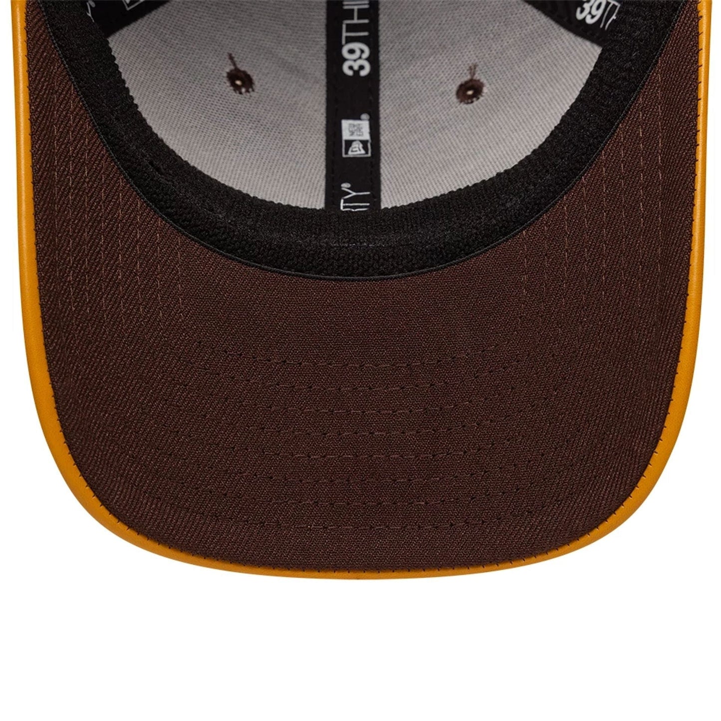 This is a New Era Dark Brown 39THIRTY Stretch Fit Cap 7