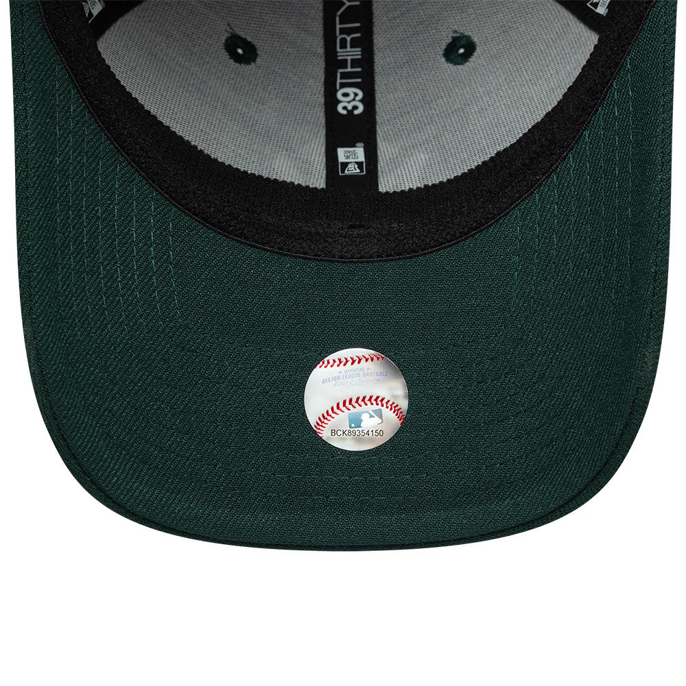 This is a New York Yankees MLB Dark Green 39THIRTY Stretch Fit Cap 7