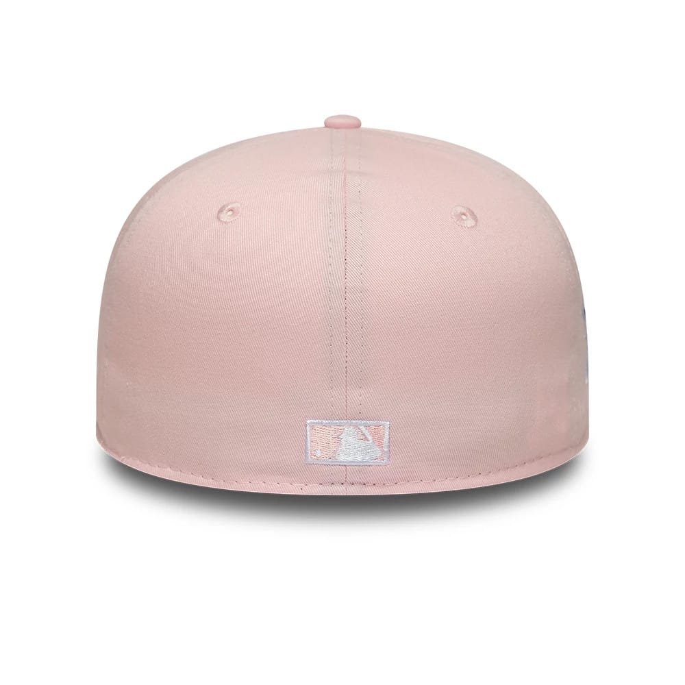 This is a Atlanta Braves MLB Pink 59FIFTY Fitted Cap 7